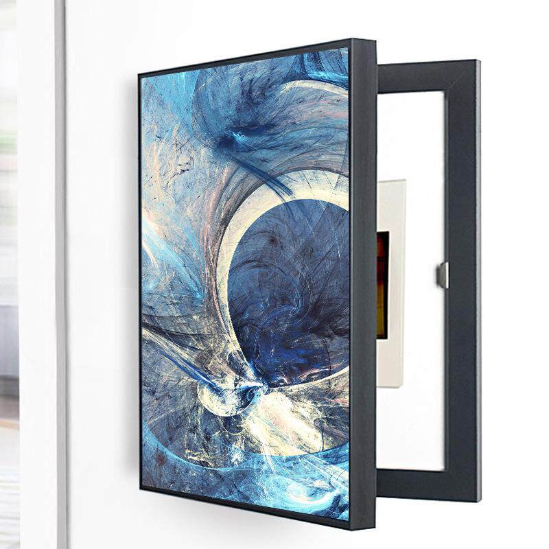 表箱装饰画现电代电约抽象简配电箱遮挡竖款免打孔弱箱电闸MLD0盒