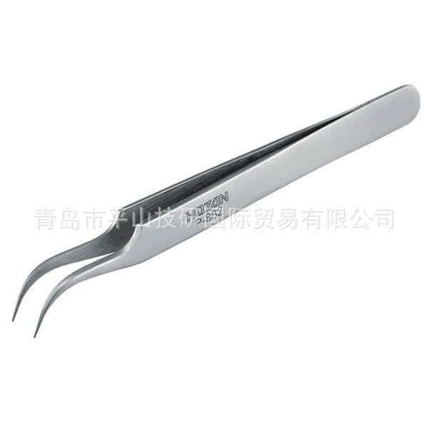 HOZAN宝山不锈钢弯嘴镊子P-882
