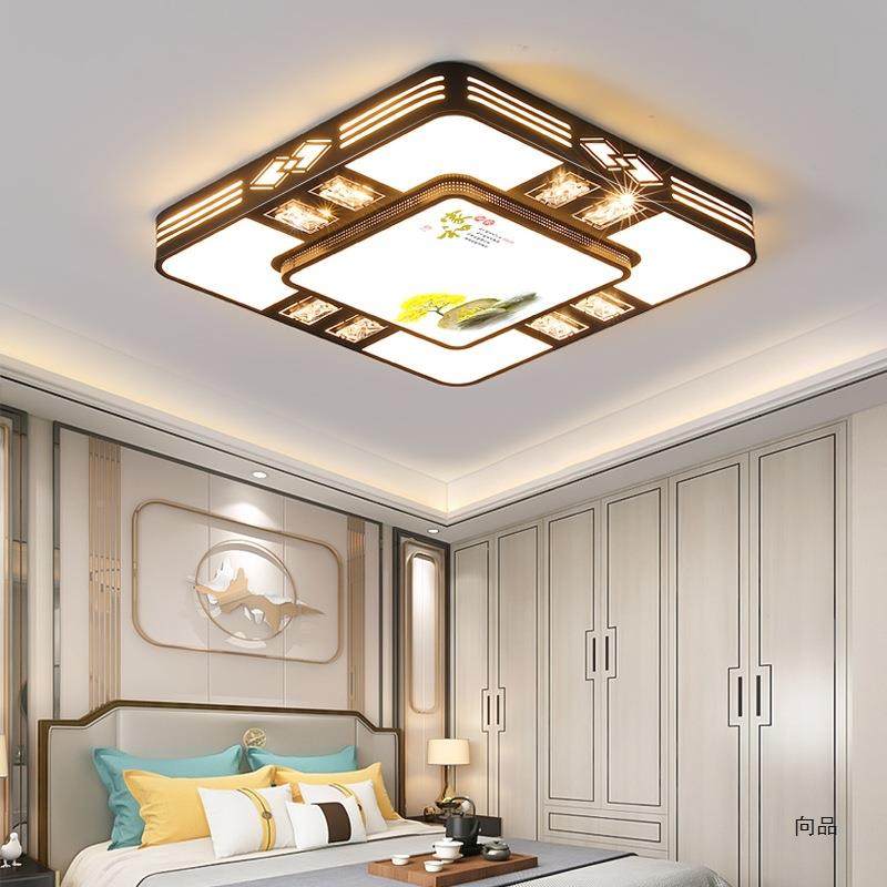 厅客灯简现约代大气网红大灯大厅主灯led吸灯2025新740款吊灯顶具