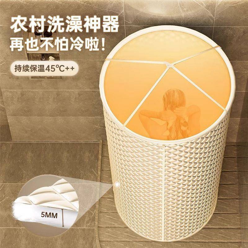 用夹棉浴罩淋洗浴房冬天澡不冷浴卫家生间加QKJ厚取帐暖保温浴帘