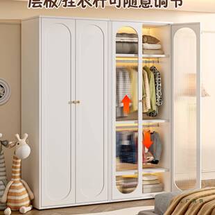 童衣家用卧室柜钢简易组装宝宝PVD小衣橱落地防尘制衣帽儿间结实