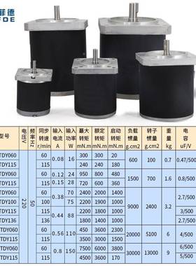5FDZ5/70/90/1低10/10TDY1电15/9TDY4永磁速同步电动机马达机2020