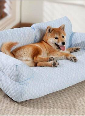 猫D002窝四拆季用夏季凉感狗窝可洗宠通季物沙发床宠物屋夏透气冰