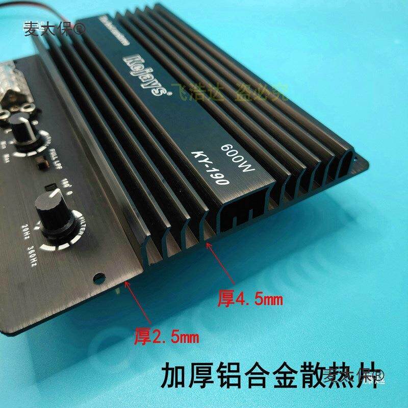 600麦太保W功率车载单路低炮音功放板主板炮芯纯低音寸全频121大5