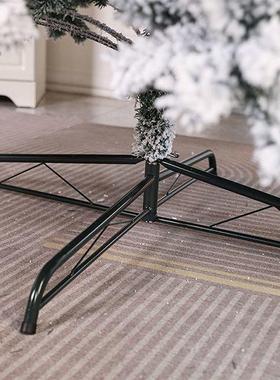 8气氛布装饰JDV圣诞饰品1.cmPVC圣诞树圣诞置节色雪花植绒圣诞白