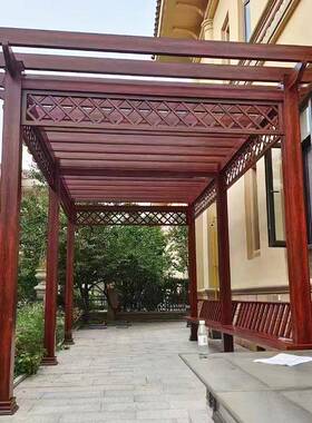 铝艺装饰架廊合架爬藤架葡萄铝金装饰长廊廊铝合金户WZH外葡萄架