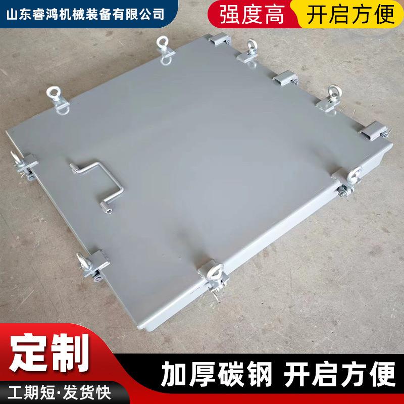 矩形快开检查门锅炉电厂开关门手孔方形碳钢快开检修人孔盖检查口