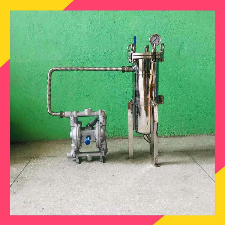 不锈钢乙醇过滤器 去浑浊除沉淀 过滤后清澈