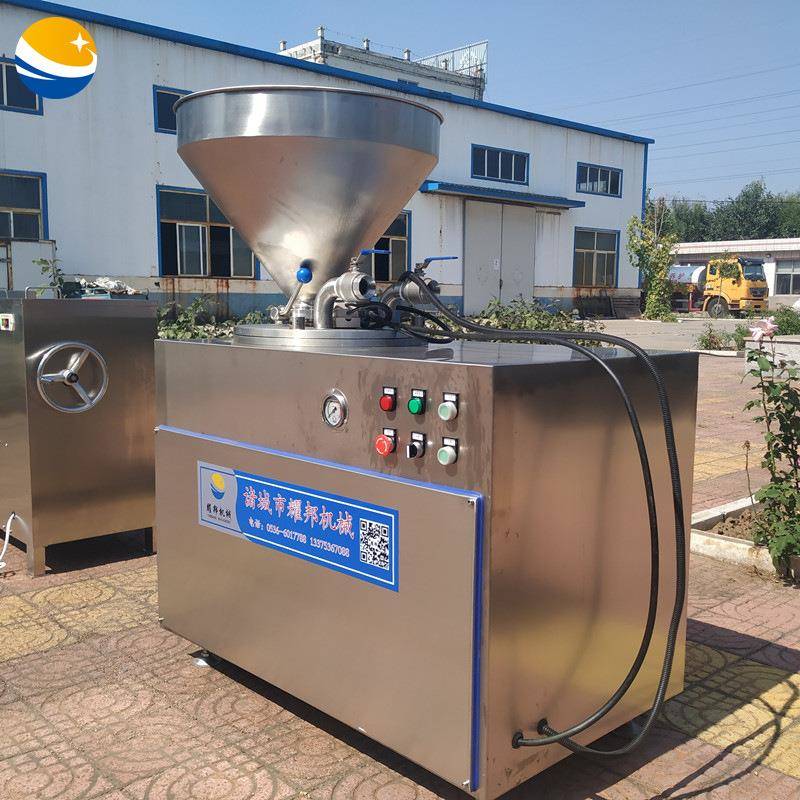 自动液压灌肠机 食品厂灌肠机器 工业用全套哈尔滨红肠加工生产线