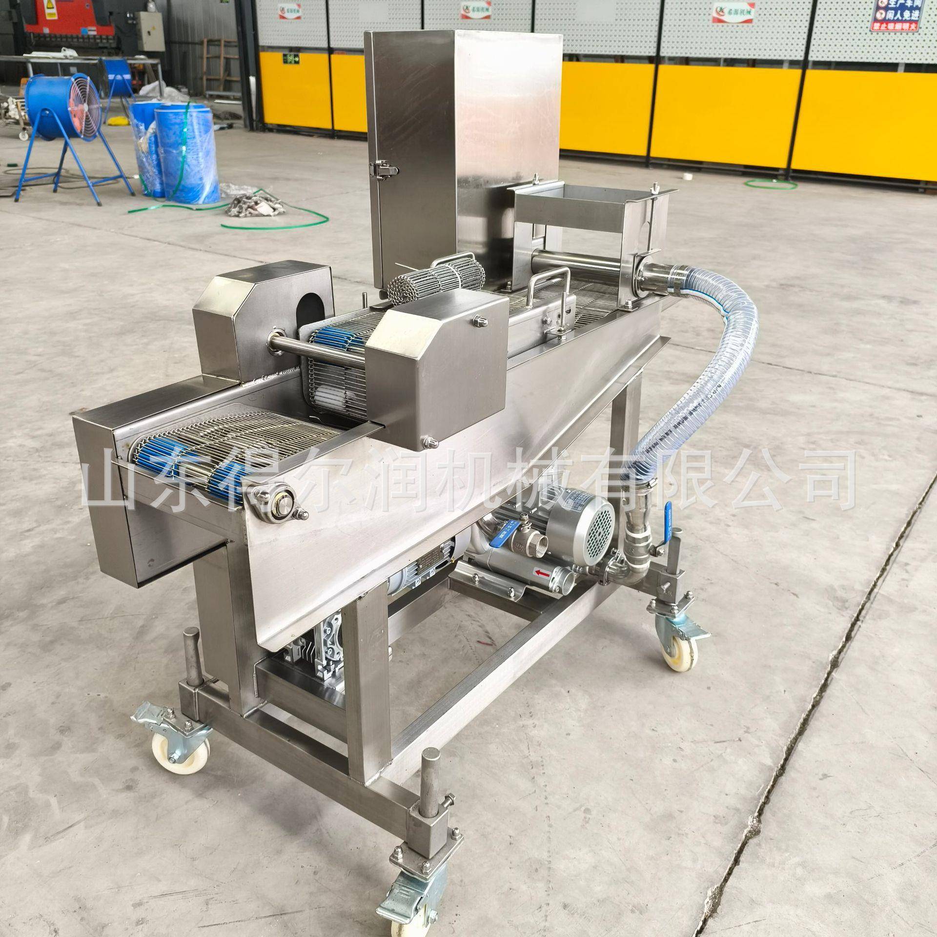 小型上浆机 上糠机 裹粉机 占地面积小 投资小 产量大 操作简单