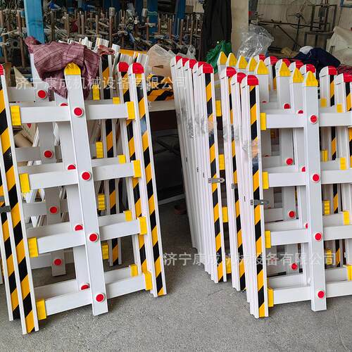 矿用穿插式反光栅栏阻燃抗静电折叠煤矿盲巷用反光栅栏门厂家