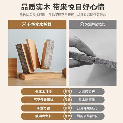 全实木电脑桌书桌简约单人家用台式办公桌学习桌双人学生卧室桌子