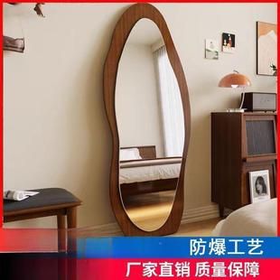 复古全镜家客厅落地身BOC镜壁用挂异型镜穿衣室镜卧试衣镜子网红