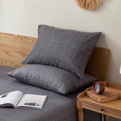 夏季纯棉EX250709棉老粗布床单单件单单100全棉纯色人麻宿舍凉感