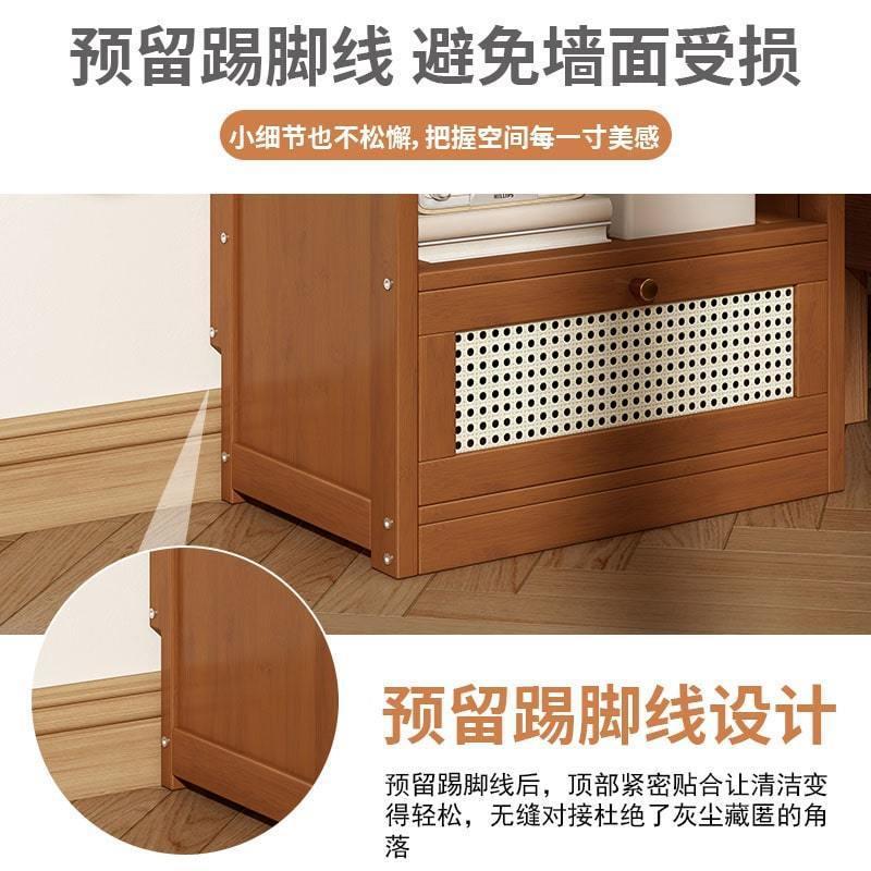 床头柜小型简约现代侧边柜家用卧室简易收纳柜出租房用置物架