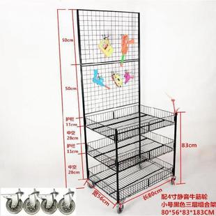 示柜摆摊小桌叠子折便架便携用式 店商会携议发 货274架手推展服装