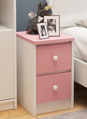 RF768THJH迷6你床头0柜小型超窄款白色可尺爱儿童小柜子小寸定制2