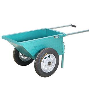 小型工窄手推车劳车灰斗车室内门家用水泥车370建筑地车搬动运车