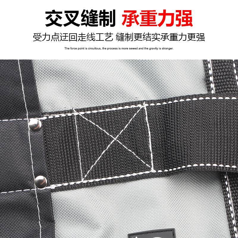 福冈电工工具包男大号加厚帆布耐磨电工包维修安装专用木工工具袋