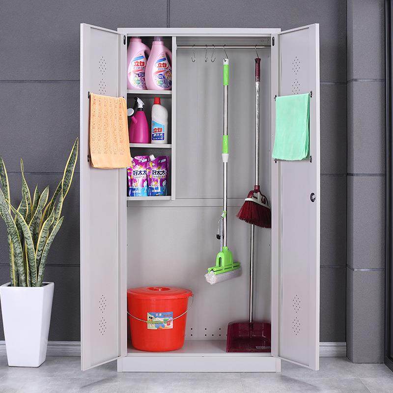 钢制清柜洁柜单双门卫生具柜锈钢不扫帚扫把拖把存放柜保洁URD工,商业/办公家具,办公储物柜,淘宝优惠券,粉丝福利购,淘宝优惠卷