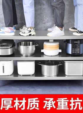 304置不锈打钢工作台饭店厨房操作台商用菜剁切骨烘焙物YZ打荷包