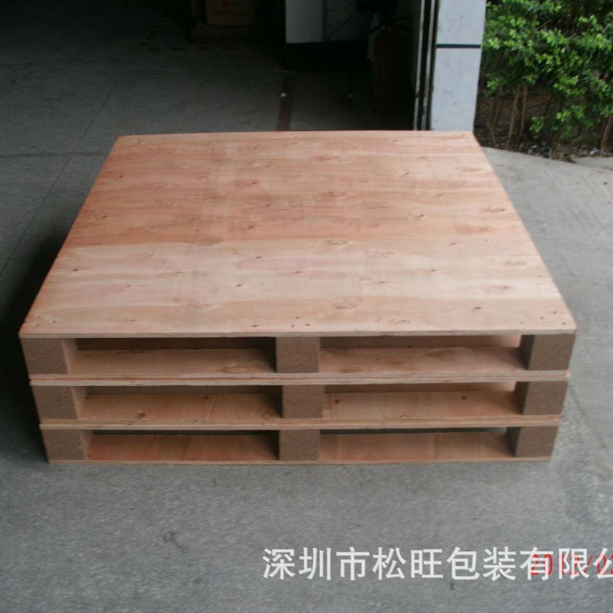 胶合板托厂盘家TEG直销免熏蒸出口木卡工板厂仓物流周转用木托盘