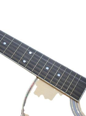 41寸椴木入民谣缺角练习琴AG1电箱木色538新手4门木j吉他ita乐器