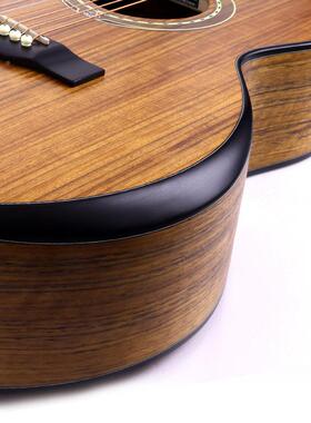 2厂025新款家现货41SJ-R1-R寸哑手光全胡桃木靠手民t谣吉他右righ