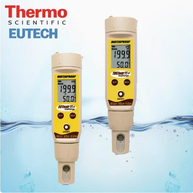 Eutech/Eutech防水导体11+双排显示电导率仪测试笔盐分数测试