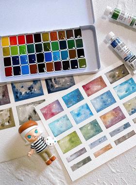 德国史明克沉淀色水彩颜料分装 大师级管状限定沉淀森林苔原美甲