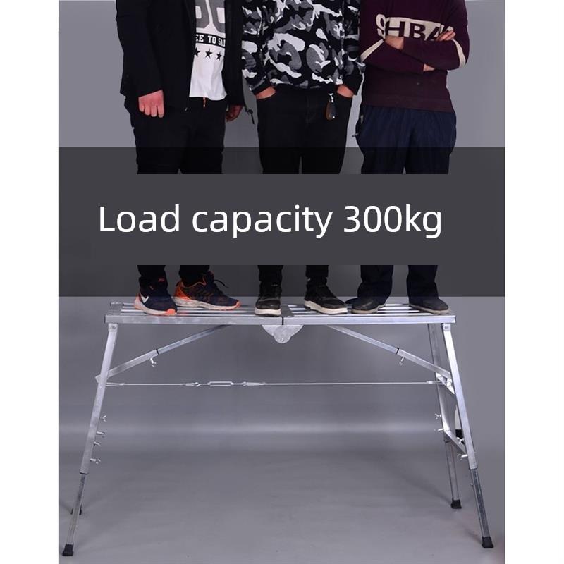 德国进口加厚可折叠马凳便携式脚手架装修升降移动平台伸缩平面凳