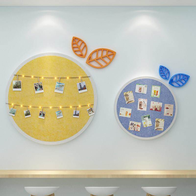 毛毡墙壁贴奶茶店装饰摆件创意网红留言板贴面心许愿照片背景布置,家居饰品,软装墙贴,淘宝优惠券,粉丝福利购,淘宝优惠卷