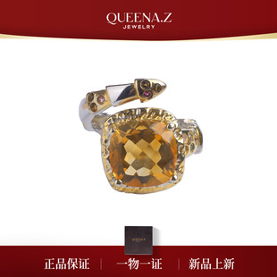 QUEENA.Z 2026新品黄晶戒指HK231230037