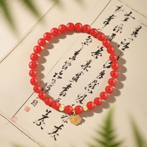 QUEENA.Z 2026新品设计师系列女士南红米珠手串HJ220628001