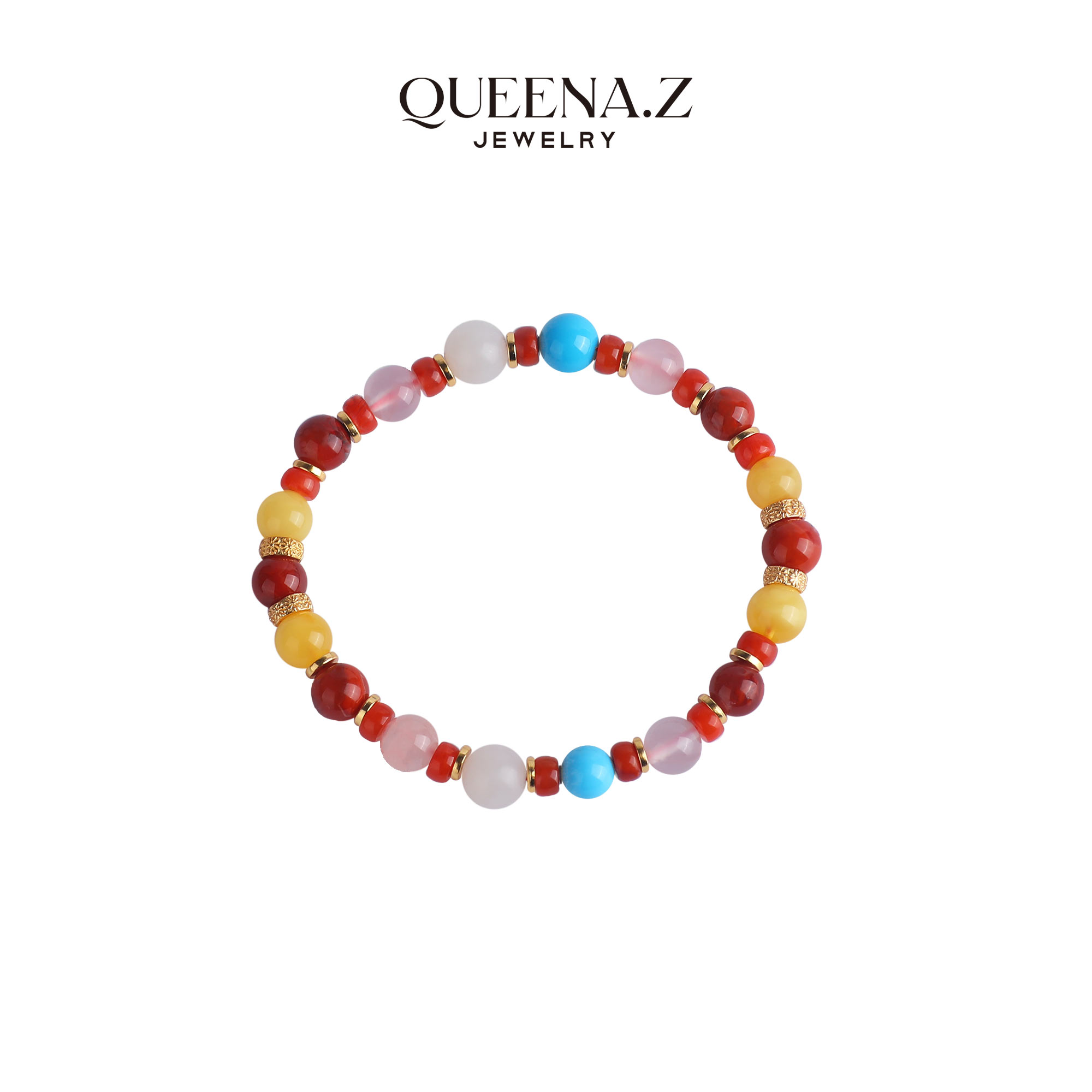 QUEENA.Z 新品设计师系列女士南红手串HH021113004