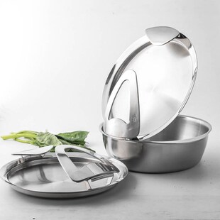 菲*乐锅盖18cm 20cm 24cm全不锈钢纯304 316加Z厚盖子圆形