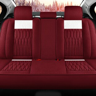 23新款汽车坐垫冬季短毛绒座套B全包围后排座垫一体防滑保暖座椅