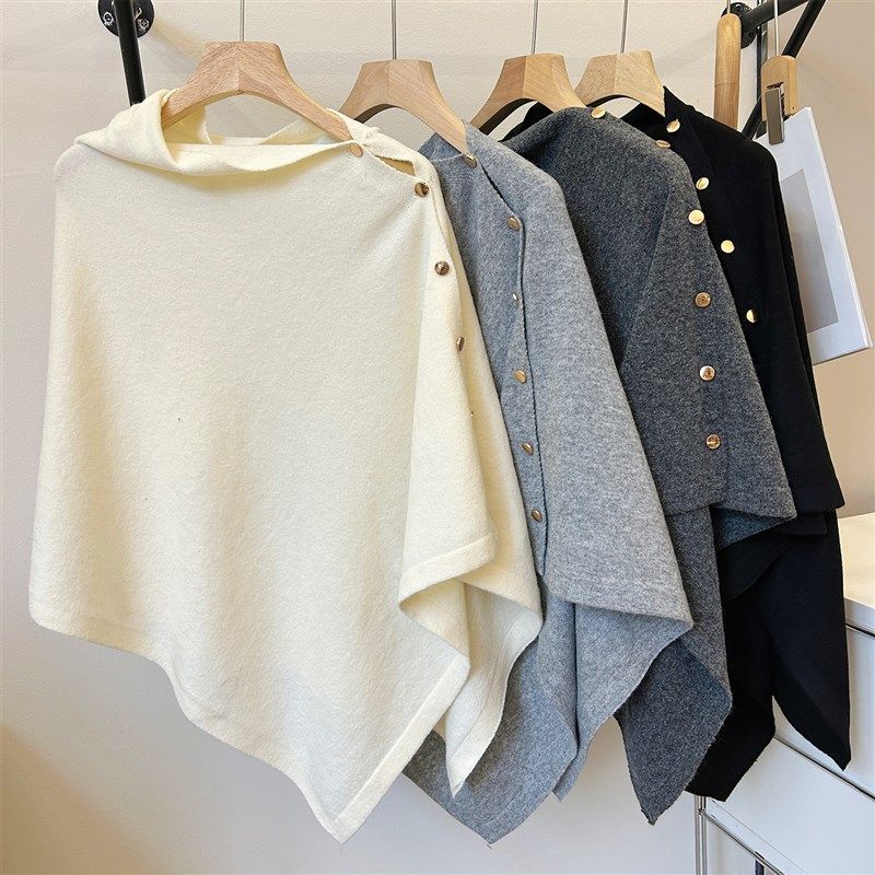 2025新款大披肩女式春秋季时尚百搭斜扣宽松高端披肩斗篷外饰,服饰配件/皮带/帽子/围巾,围巾/丝巾/披肩,淘宝优惠券,粉丝福利购,淘宝优惠卷