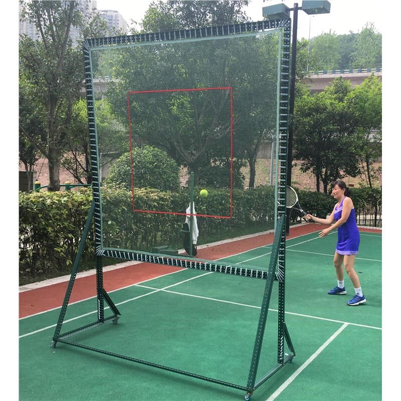 移动式网球壁网对练墙壁回弹网球反弹网移动式壁网球训练器