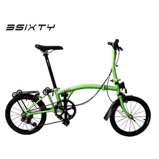 3Sixty经典16寸外6速折叠自行车成人男女款超轻W便携折叠单车
