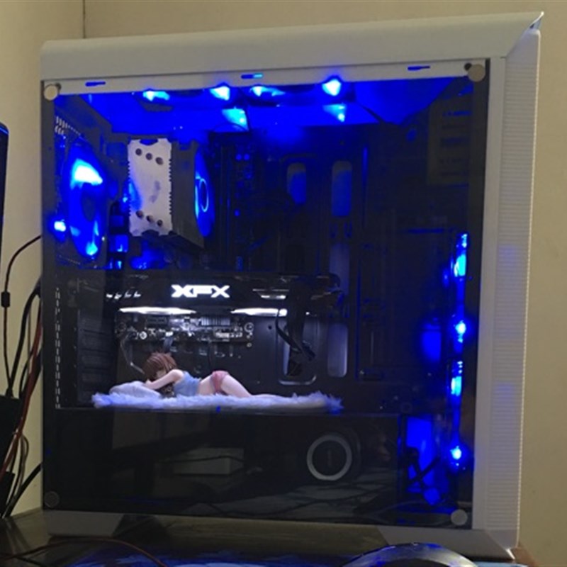 迎广909机箱盖板全透明亚克力机箱侧板diy定制盖板