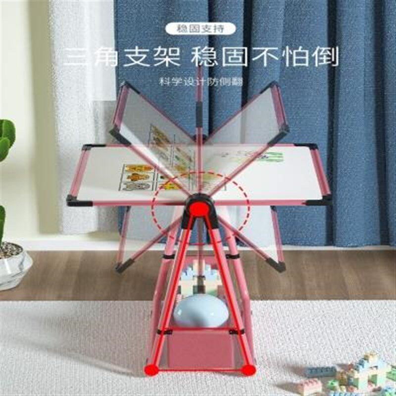 可擦写小黑板儿童画画板磁性写字板移动式。支架式白板可檫大黑板