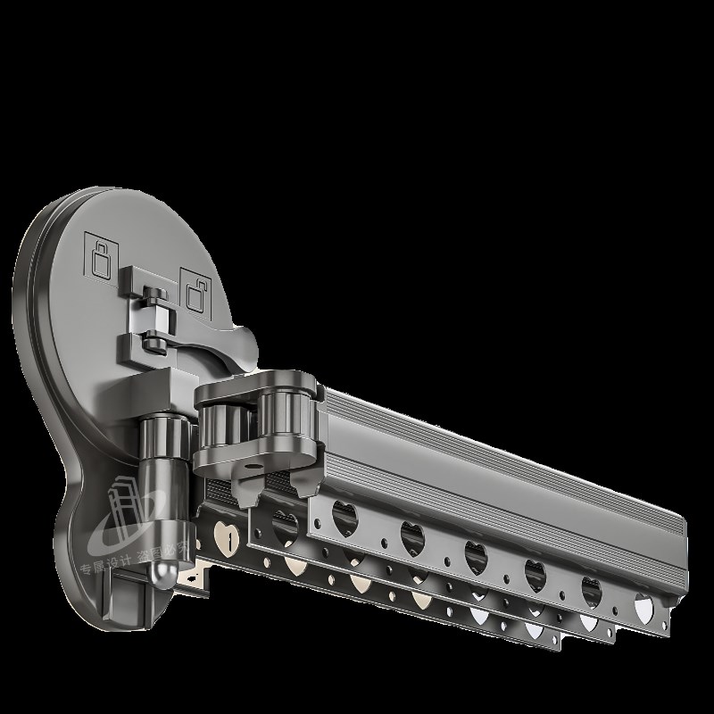 吸盘折叠晾衣架阳台隐形伸缩晾衣杆室内家用挂衣架飘窗晒衣架神器