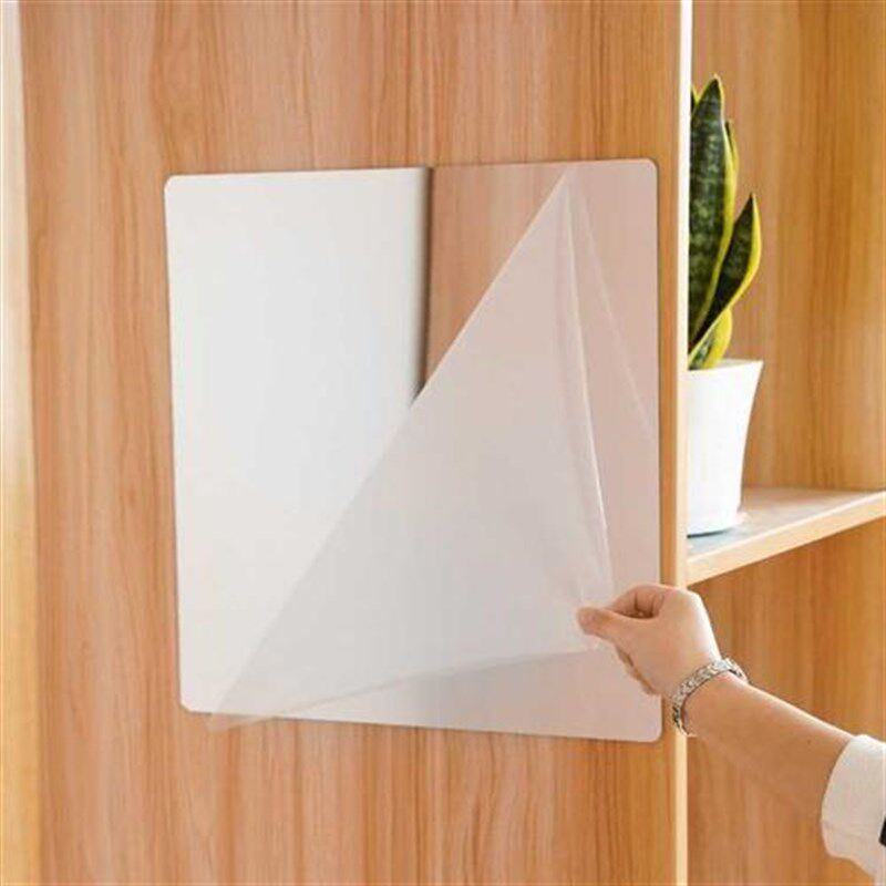 亚克力镜子贴墙自粘镜面墙贴浴室镜子女学生宿舍化妆镜家用软镜子