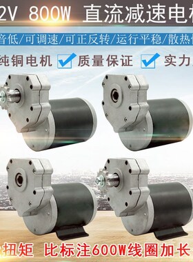 直流电机12V800mW大功率撒肥施肥播种电机旋耕机电机带动25个肥盒