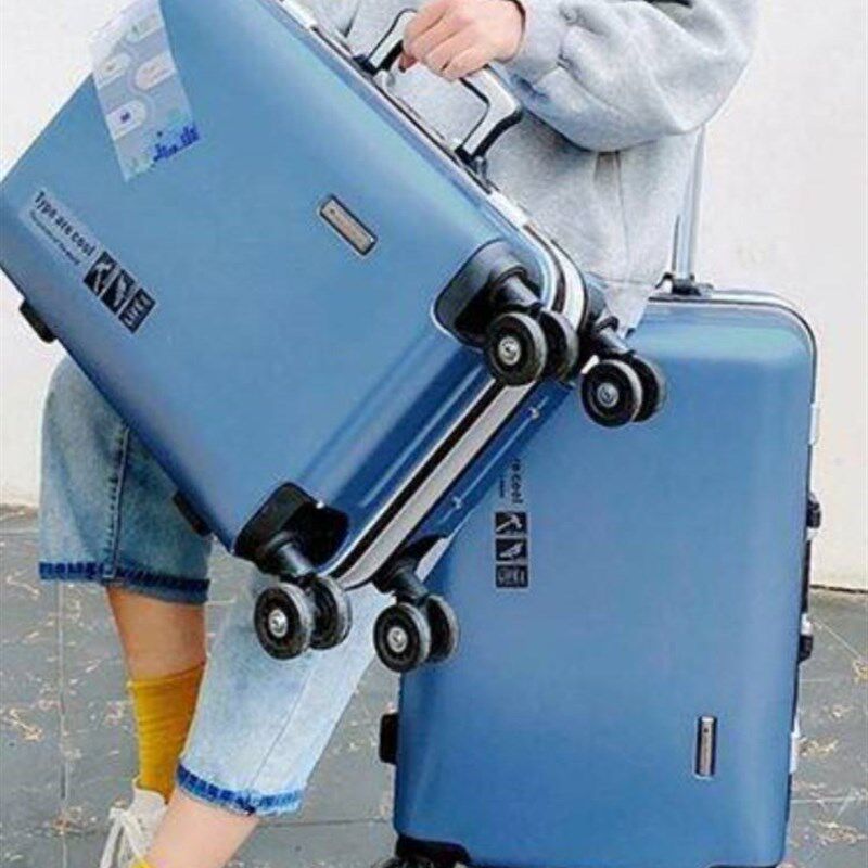 旅行箱行李箱男拉链拉杆箱男女网红静音万向轮20学生24密码皮箱子