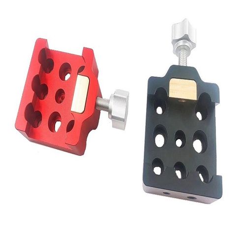 红色21cm鞍座安装平台夹21CM导星鸠尾板鸠尾槽信达小黑提手快拆调