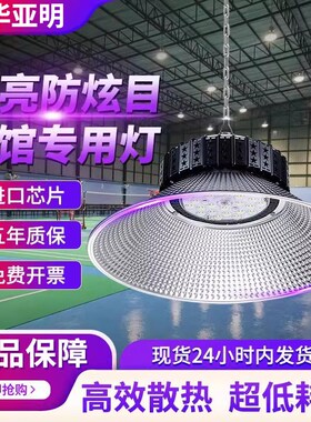 超亮LED工矿灯l黑色工程车间吊灯工厂厂房照明灯仓库体育馆球场灯