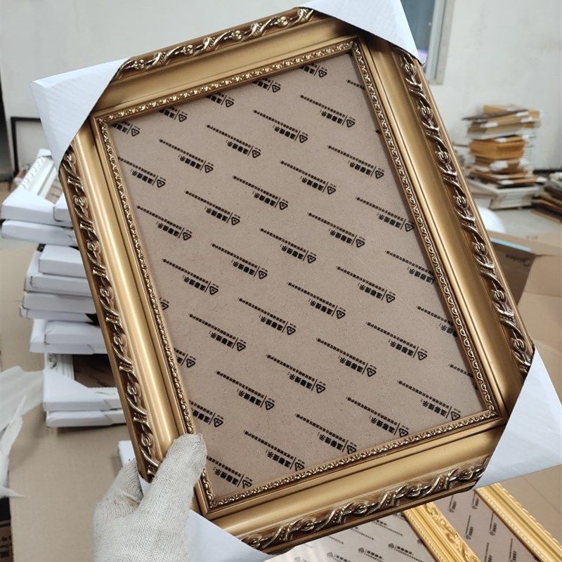 24寸实木相框画框欧式豪华宽边40x60cm内径镜框含有机玻璃