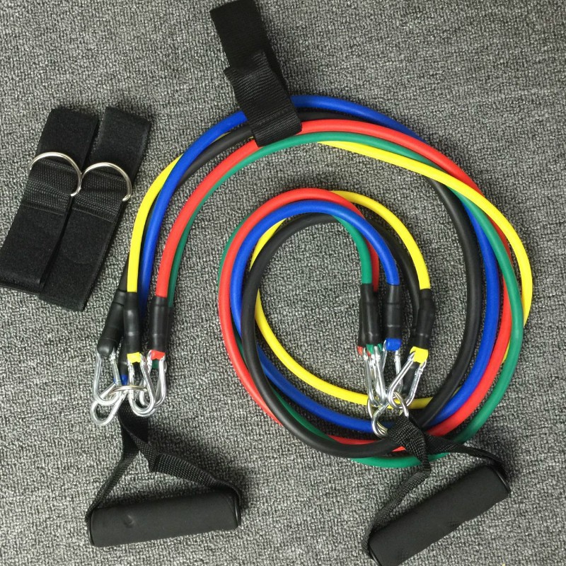 多功能家用拉力绳力量健身训练二头肌胸肌臂力器材阻力带弹力绳